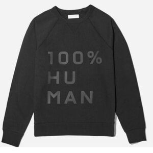 Everlane Black 100% Human Sweatshirt
